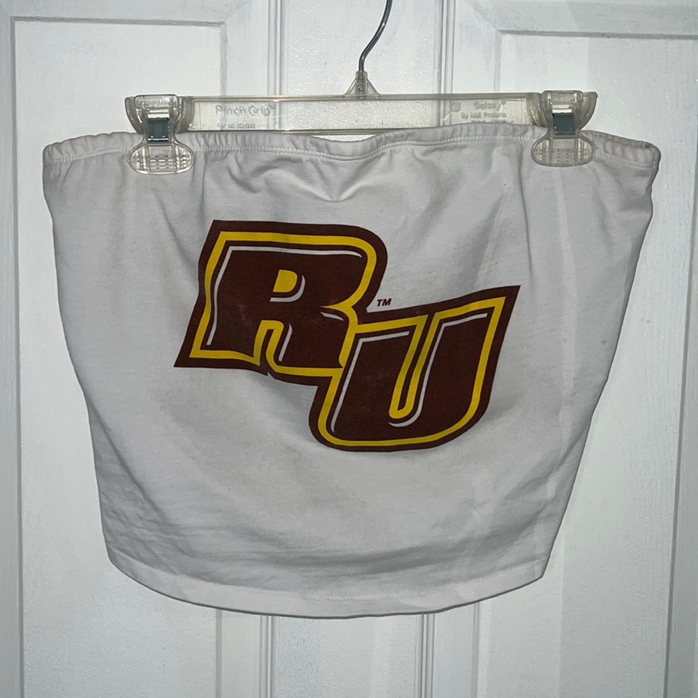 Rowan University Strapless Crop Top
